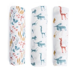 Moulin Roty muslin blankets 3 pcs