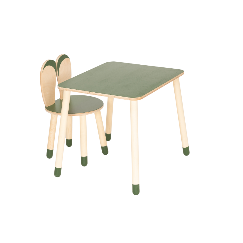 Montessori table set