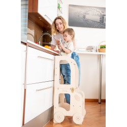 Montessori kitchen step stool