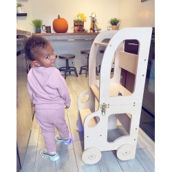 Montessori kitchen step stool