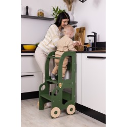 Montessori kitchen step stool