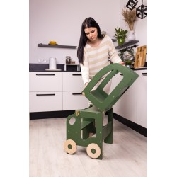 Montessori kitchen step stool