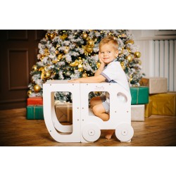 Montessori kitchen step stool