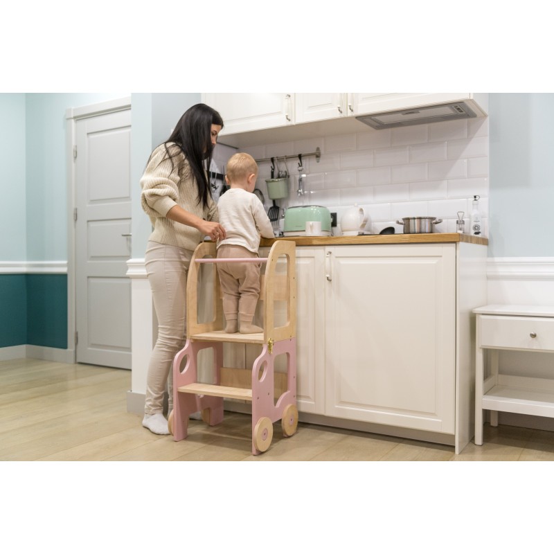 Montessori kitchen step stool