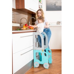 Montessori kitchen step stool