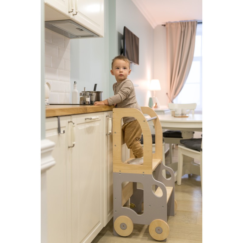 Montessori kitchen step stool