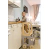 Montessori kitchen step stool