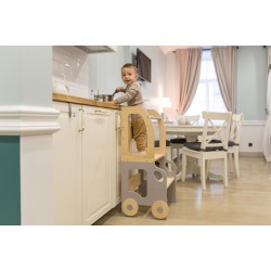 Montessori kitchen step stool