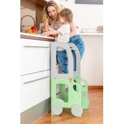 Montessori kitchen step stool