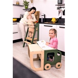 Montessori kitchen step stool