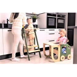Montessori kitchen step stool