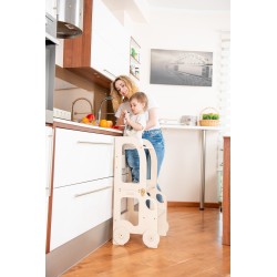 Montessori kitchen step stool