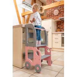 Montessori kitchen step stool