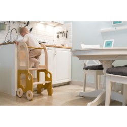 Montessori kitchen step stool