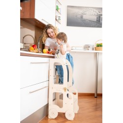 Montessori kitchen step stool