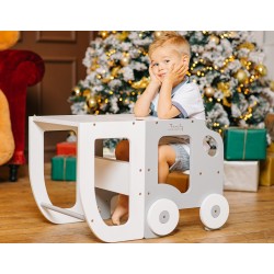 Montessori kitchen step stool