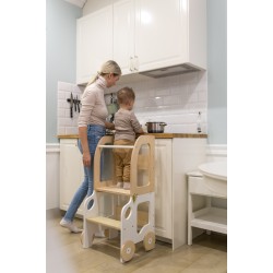 Montessori kitchen step stool