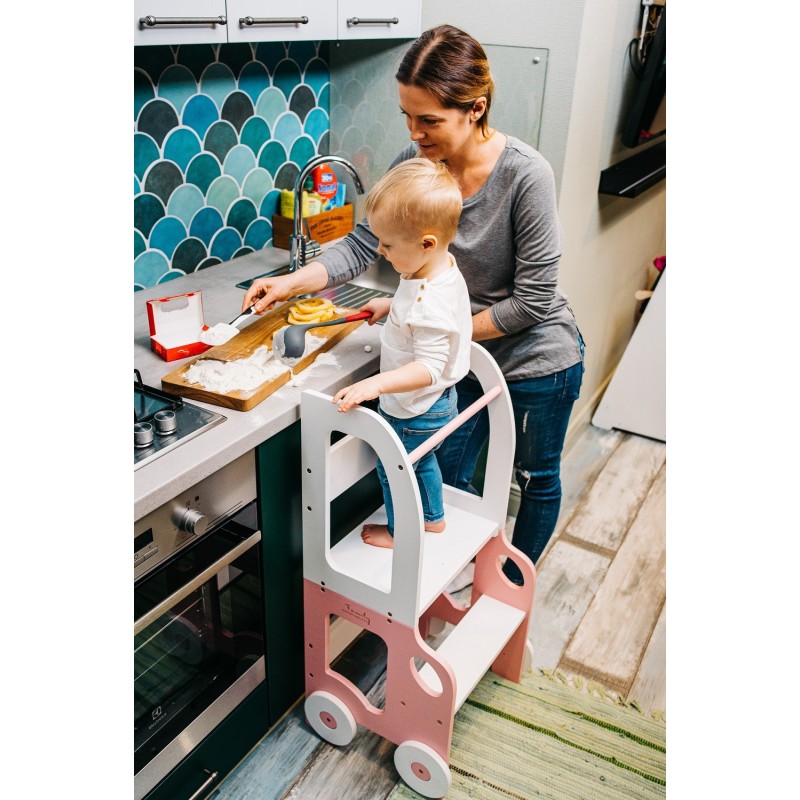 Montessori kitchen step stool