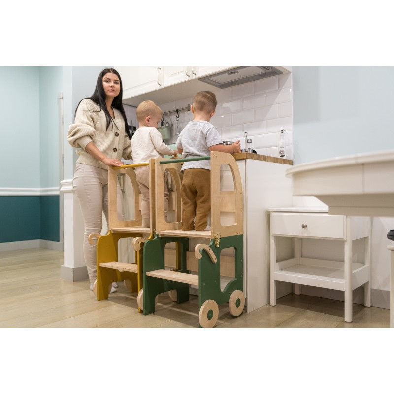 Montessori kitchen stool