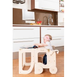 Montessori kitchen stool