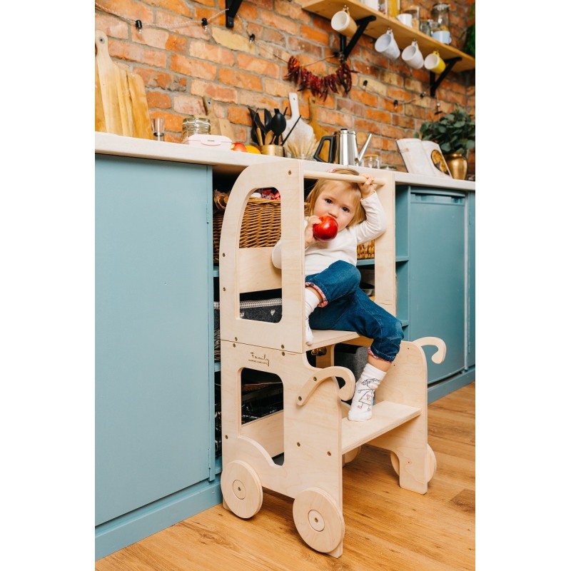 Montessori kitchen stool