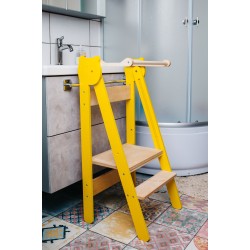 Montessori foldable kitchen step stool