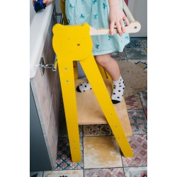 Montessori foldable kitchen step stool