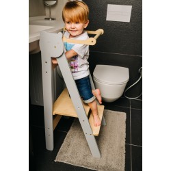 Montessori foldable kitchen step stool