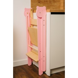 Montessori foldable kitchen step stool
