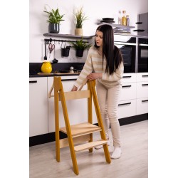 Montessori foldable kitchen step stool