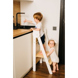Montessori foldable kitchen step stool