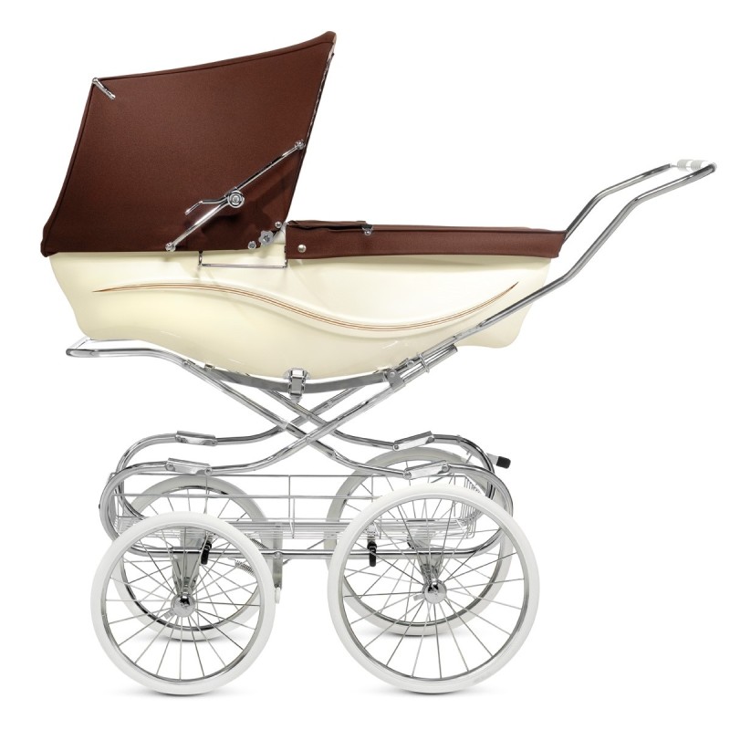 Kensington Pram-cream-and-brown Kensington Pram-cream-and-brown