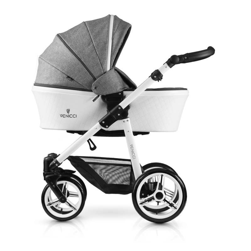 Pure 2-1 Stroller-denim-grey Pure 2-1 Stroller-denim-grey