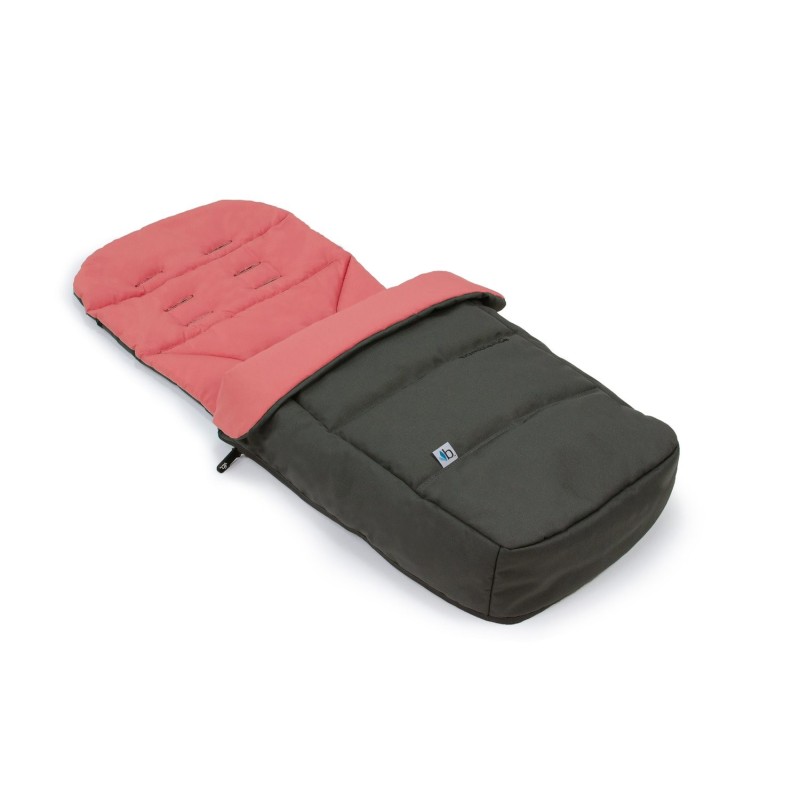2018 Bumbleride Footmuff-dawn-grey-coral 2018 Bumbleride Footmuff-dawn-grey-coral