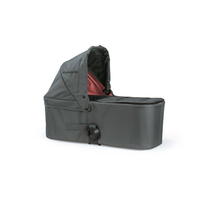 2018 Indie Twin Carrycot-dawn-grey-coral 2018 Indie Twin Carrycot-dawn-grey-coral